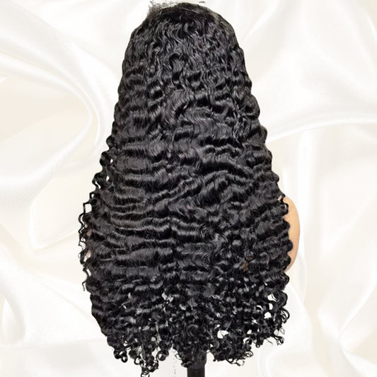 Demi-Perruque Baddie – 24 pouces Burmese Raw Hair (200%)