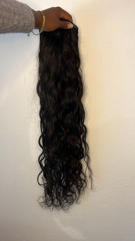 Ponytail Angela Natural Waves - Human Hair