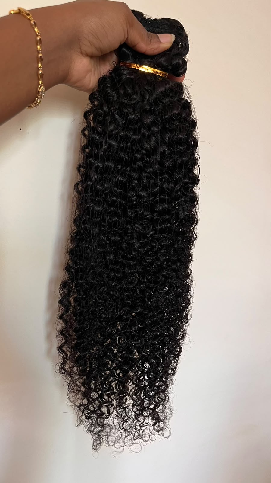 Ponytail Liya Kinky curly - Human Hair