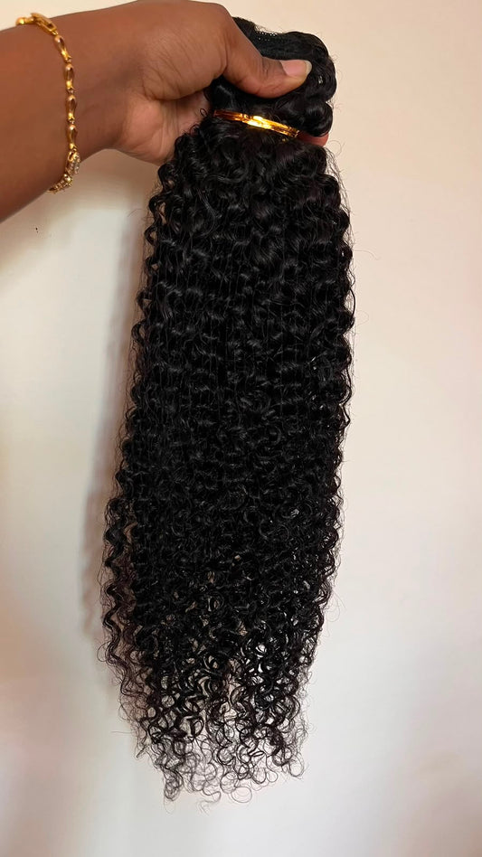 Ponytail Liya Kinky curly - Human Hair