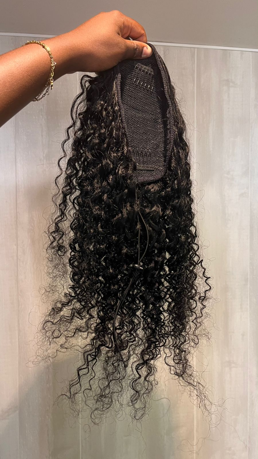 Ponytail Tayana Pixie curly - Human Hair