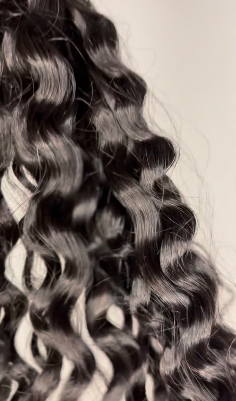 Ponytail Séléna Water Waves - Human Hair