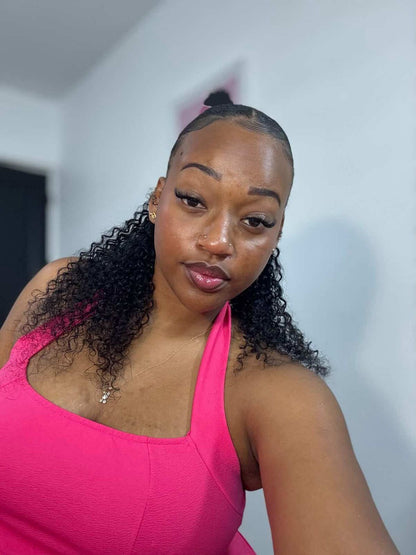 Ponytail Tayana Pixie curly - Human Hair