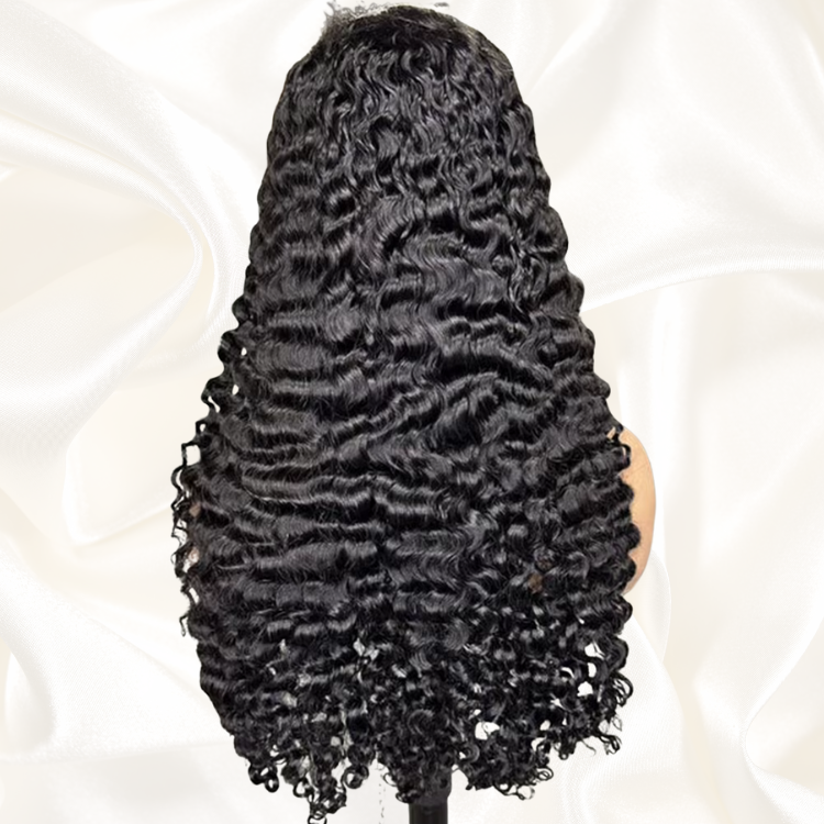 Demi-Perruque Baddie – Burmese Raw Hair (200%)