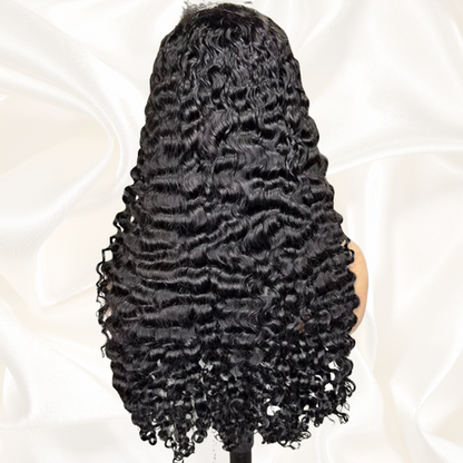 Demi-Perruque Baddie – 24 pouces Burmese Raw Hair (200%)