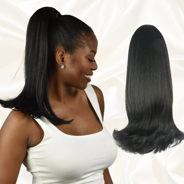 Ponytail Ariana 14 Pouces Straight & Bouncy - semi-naturel