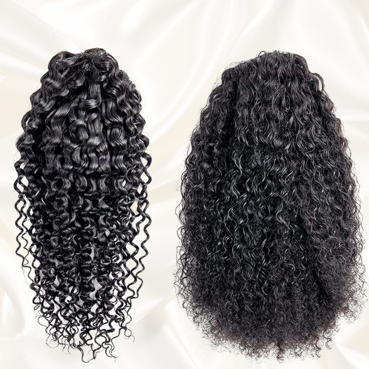 Ponytail Liya Kinky curly - Human Hair