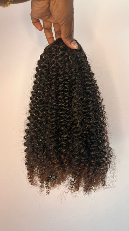 Ponytail Kéira 14 Pouces Afro Kinky Curly - Synthétique Haut de Gamme