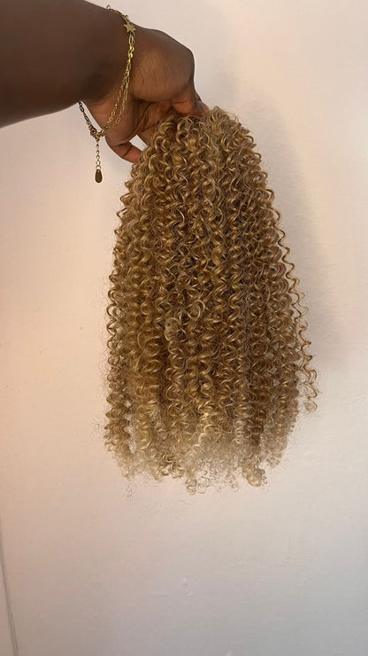 Ponytail Kéira 14 Pouces Afro Kinky Curly - Synthétique Haut de Gamme