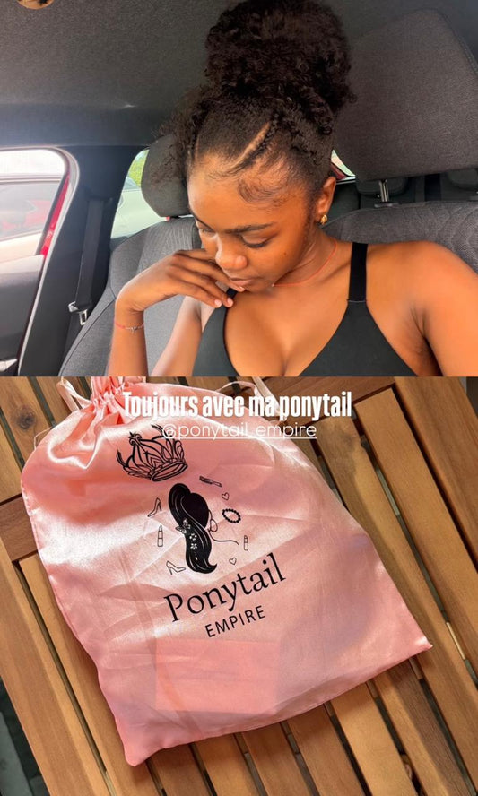Ponytail Liya Kinky curly - Human Hair
