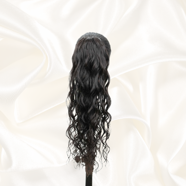 Ponytail Angela Natural Waves - Human Hair