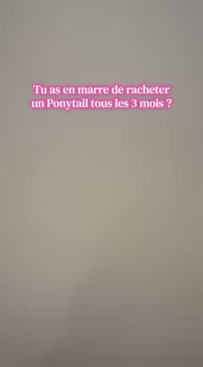 Ponytail Angela Natural Waves - Human Hair